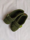 FILZFINKEN grün GR. 38/39, grüne KATZE