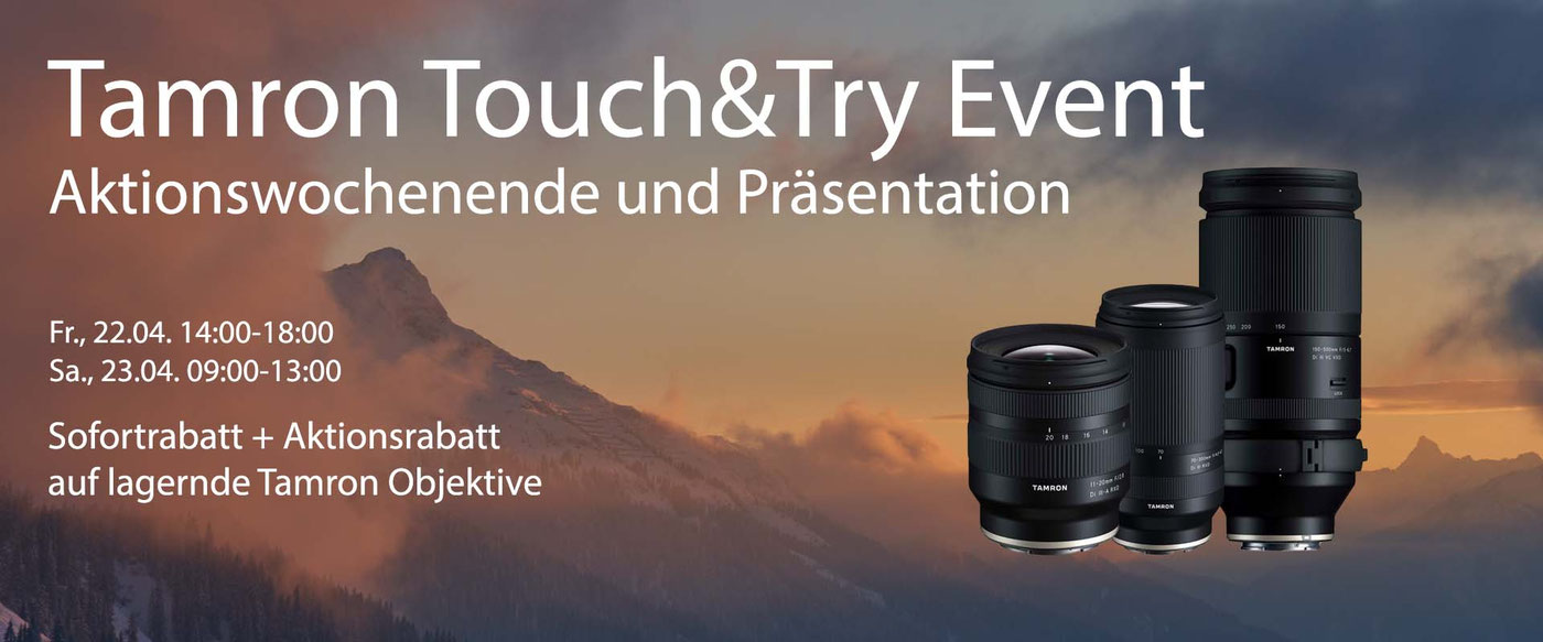 Tamron Aktionswochenende und Präsentation Foto Hebenstreit