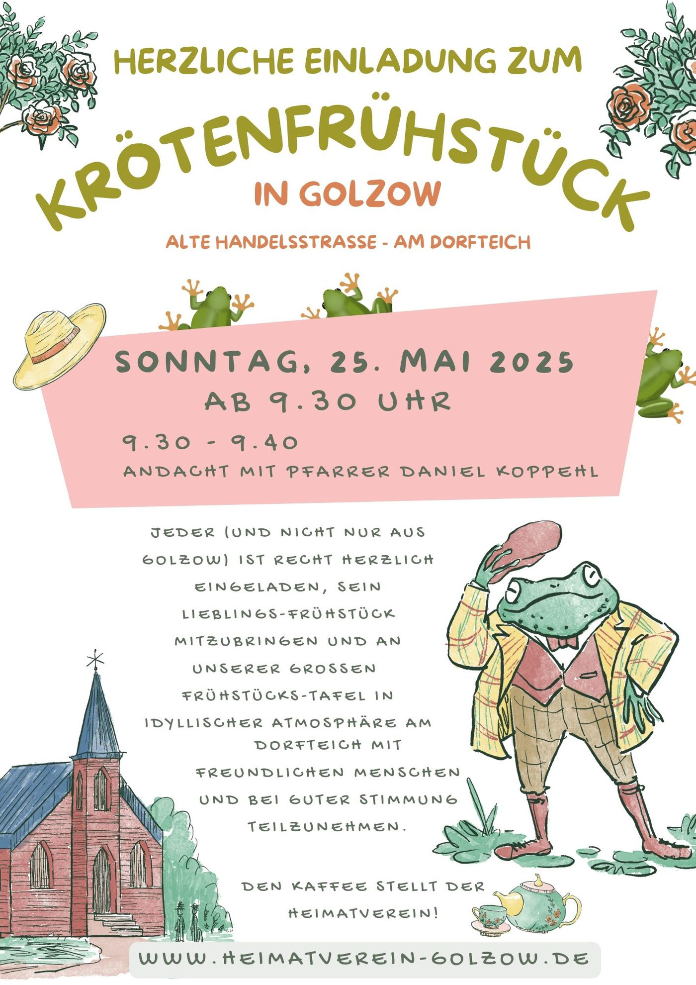 Krötenfrühstück Golzow 2025