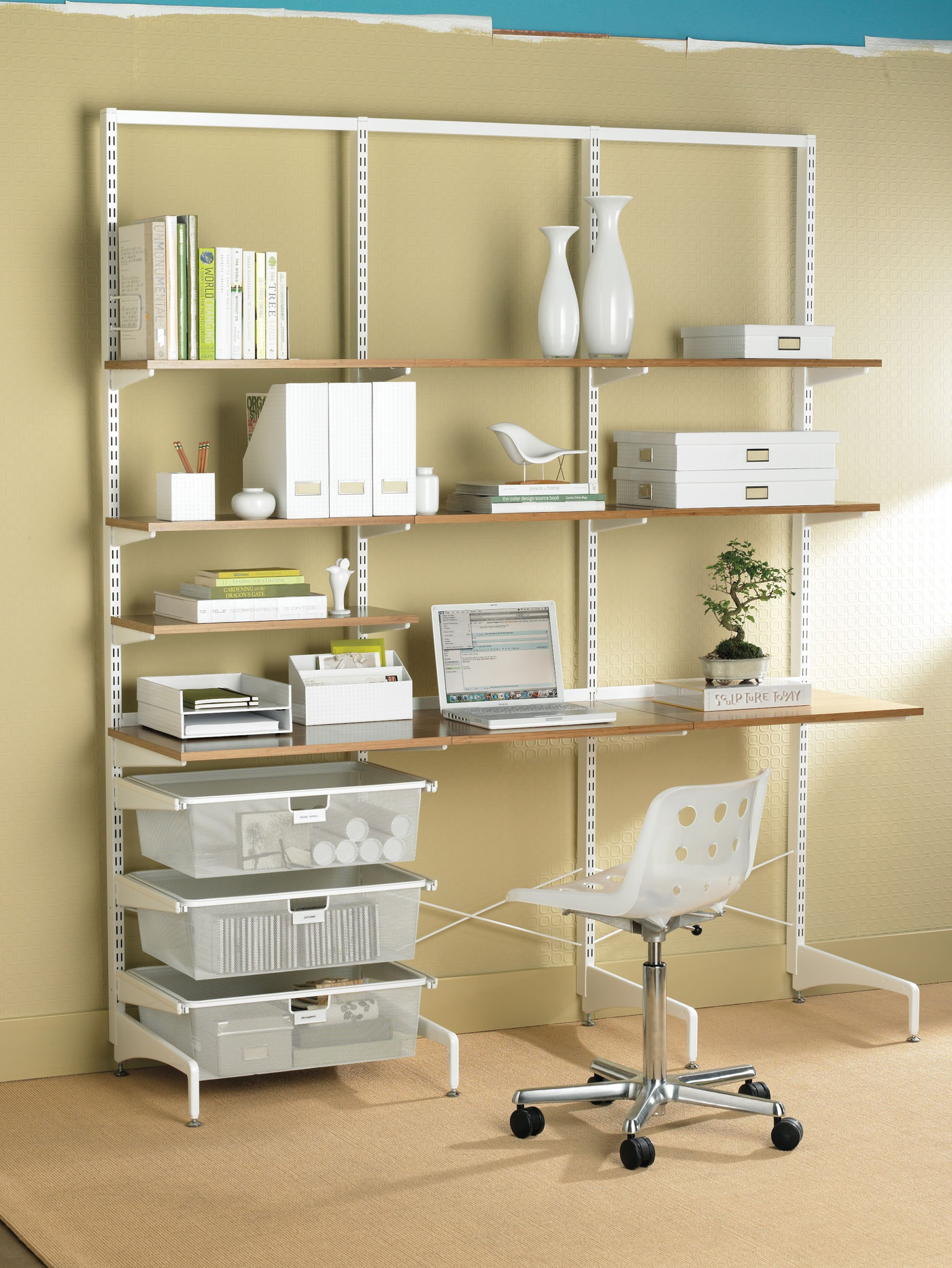 Arbeitszimmer - Elfa Regalsystem Hauswirtschaftsraum