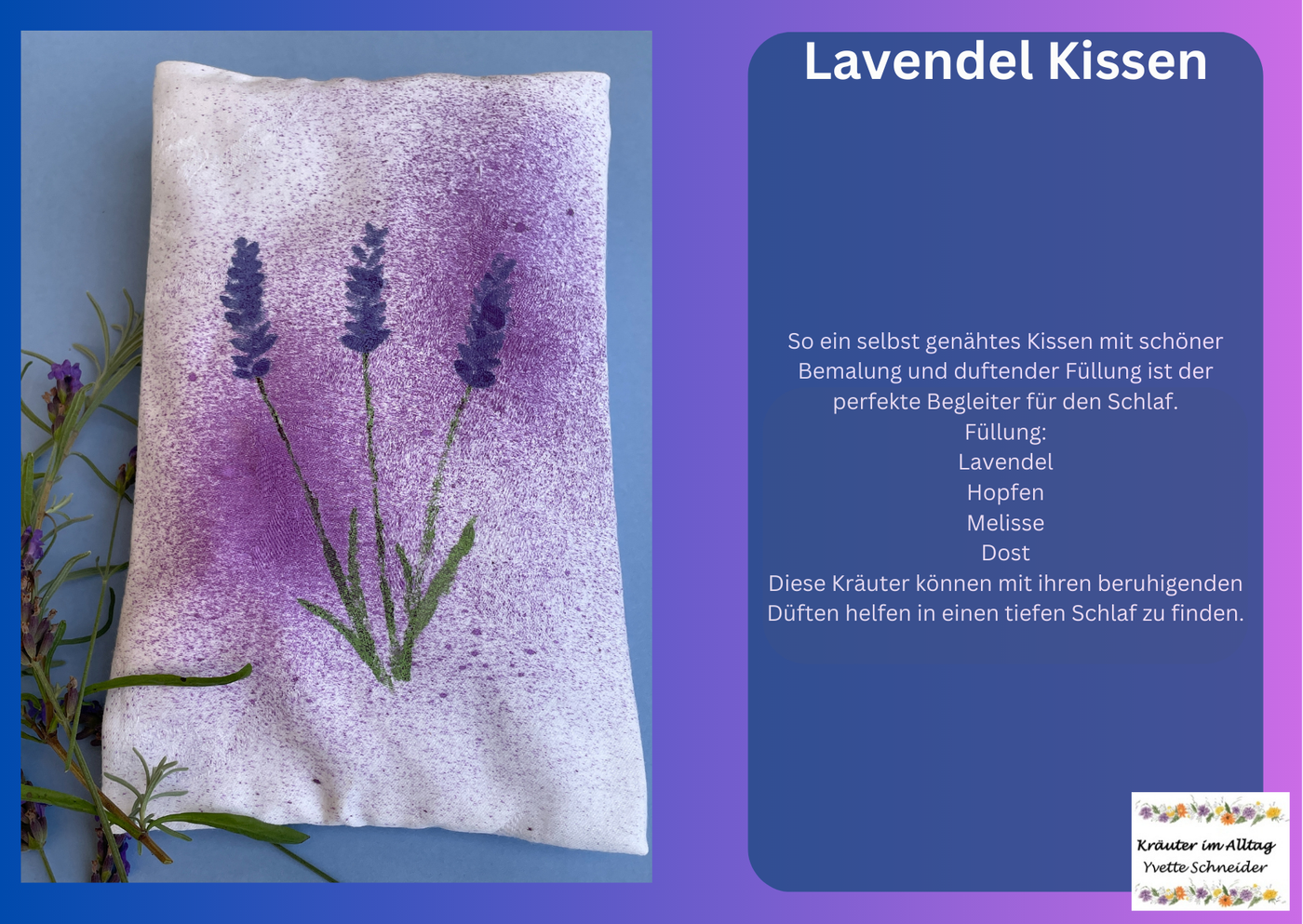 Lavendelkissen - kraeuter-im-alltag Lavendelkissen - kraeuter-im-alltag