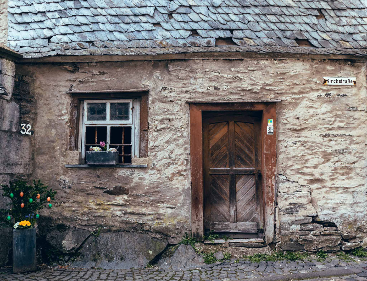 Alte Tür in Monschau in der Eifel