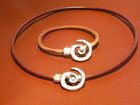Parure Collier/Bracelet Spirale