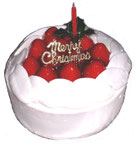 苺たっぷりクリスマスケーキ