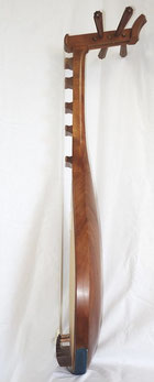 筑前琵琶 四弦五柱 撥 弦楽器 和楽器 琵琶 木製 半月飾り 全長約90cm 筑前琵琶 四弦五柱 撥 弦楽器 和楽器 琵琶 木製 半月飾り 全長約