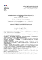 Arrêté d'autorisation, 2026