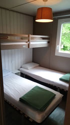 Chalet Fabre Plein Air 35 - Camping Gers Arros -  Chambre Enfant LIGHT