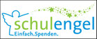 Logo von schulengel, Umriss eines blauen Engels