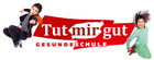 Logo von Tut mir gut, zwei hüpfende Kinder