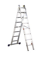 Escaleras transformables de 2 tramos