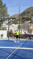 padelbanen in Frigiliana en Nerja