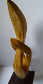 modern#abstrakt#edelholzskulptur#birke#gunnar mozer