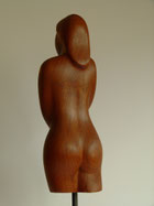 #modern#abstrakt#akt#edelholzskulptur#amboina#gunnar mozer