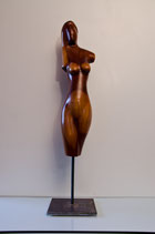 #modern#abstrakt#akt#edelholzskulptur#amerika#kirschbaum#gunnar mozer
