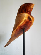 modern, abstrakt, zwetschgenbaum, edelholzskulptur, gunnar mozer