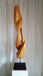 modern#abstrakt#holzskulptur#linde#gunnar mozer