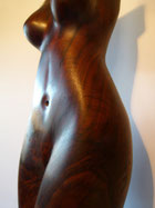 #modern#abstrakt#akt#edelholzskulptur#amerika#nussbaum#gunnar mozer