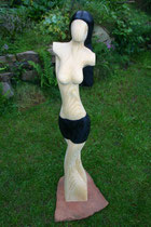 #modern#abstrakt#akt#edelholzskulptur#weihmutkiefer#gunnar mozer