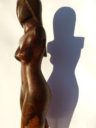 #modern#abstrakt#akt#edelholzskulptur#amerika#nussbaum#gunnar mozer