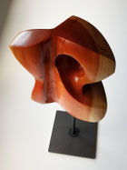 pink ivory, edelholzskulptur, abstrakt, modern, gunnar mozer