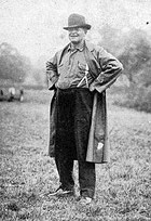 Glenn Scobey "Pop" Warner en la Universidad de Pittsburgh en 1917.