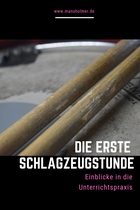 Schlagzeugunterricht Anfänger