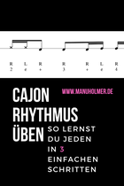 Cajon Rhythmus üben Tipps