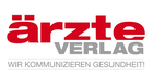 Medienlogo vom Ärzteverlag in einer Übersicht über Presse und TV-Berichterstattung