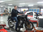 Motorrad-Rennsimulator