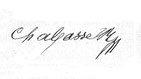 Charras d'Hier et d'Aujourd'hui - Charras 16 - signature de Raymond CHABASSE - sous-lieutenant dans la Garde Nationale de Charras - maire de Charras