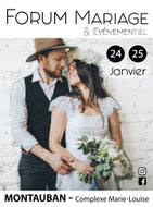 Forum du Mariage et de l’Événementiel à Montauban - 24 et 25 Janvier 2026