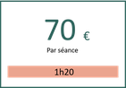 Tarif 70 euros par séance de réflexologie plantaire