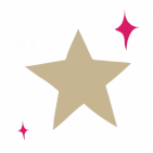 Das Highlight des Teamkabaretts - symbolisiert durch einen Stern, der sich leicht bewegt. 