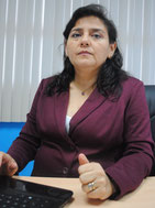 Flor María Calero Guevara, directora de Postgrado de la ULEAM. Manta, Ecuador.