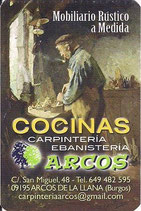 CALENDARIOS DE BOLSILLO (ESPAÑA) COMERCIALES (0) OTROS . CARPINTERÍA-EBANISTERÍA - ARCOS - ARCOS DE LA LLANA (BURGOS) AÑO 2.016.