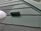 屋根塗装（遮熱塗料）：塗装