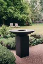 Plancha Wood, Socle, Work Station, Au Bois, Livraison, Acier Corton