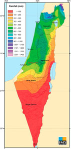 Regen Karte Israel Ernste Gerste Weizen