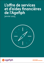 Couverture de l'offre de services et d'aides financières de l'Agefiph en janvier 2025