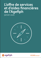 Couverture de l'offre de services et d'aides financières de l'Agefiph en janvier 2025