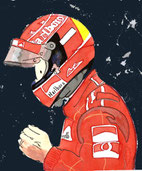Michael Schumacher by Muneta & Cerracín