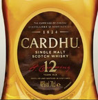  Single Malt Scotch Whisky Cardhu  