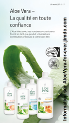 Aloe Vera for ever* (for ever* pour toujours) gel et pulpe d'aloe vera