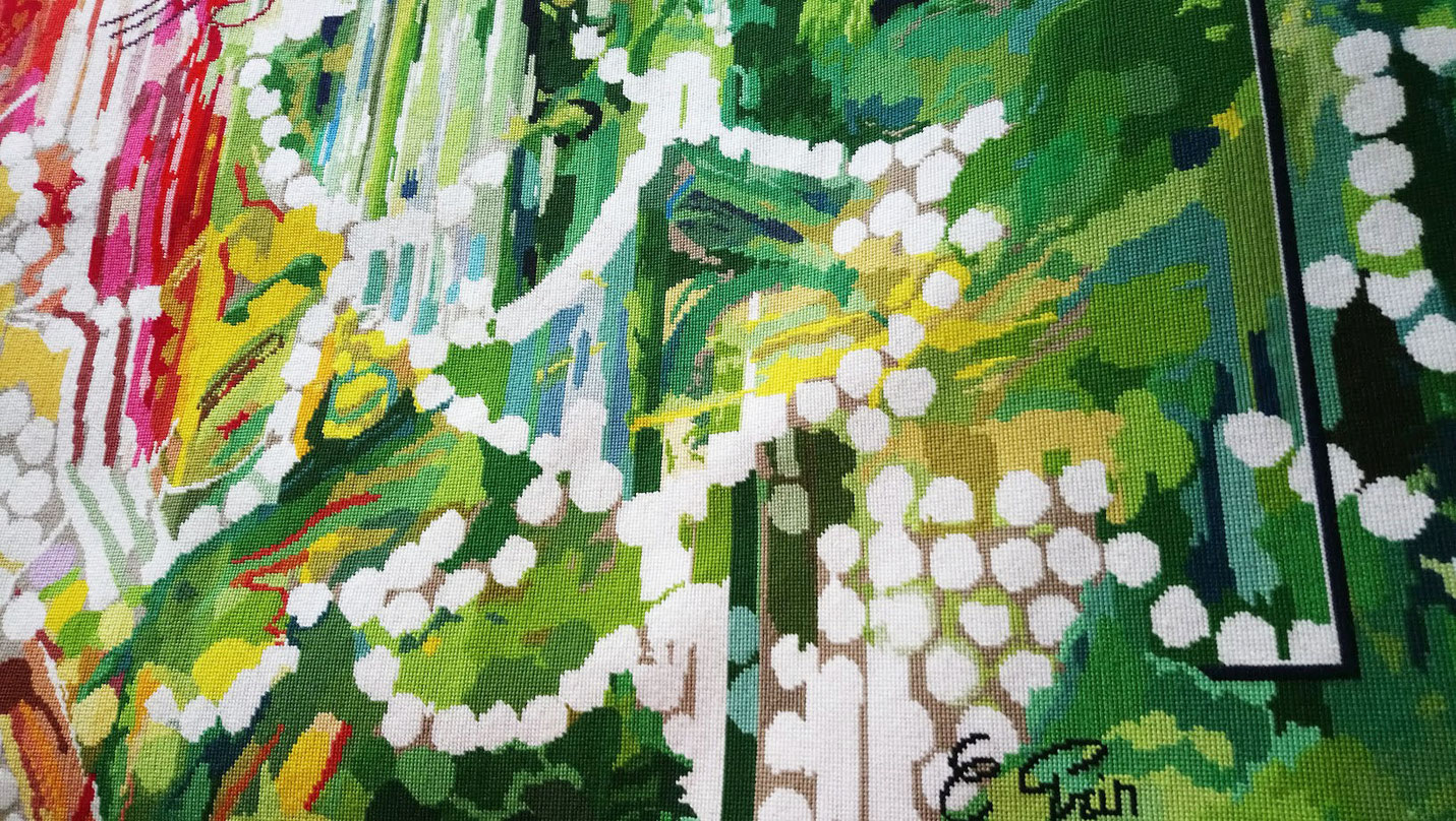 Tapisserie FONTAINE - extrait - 178 x 148