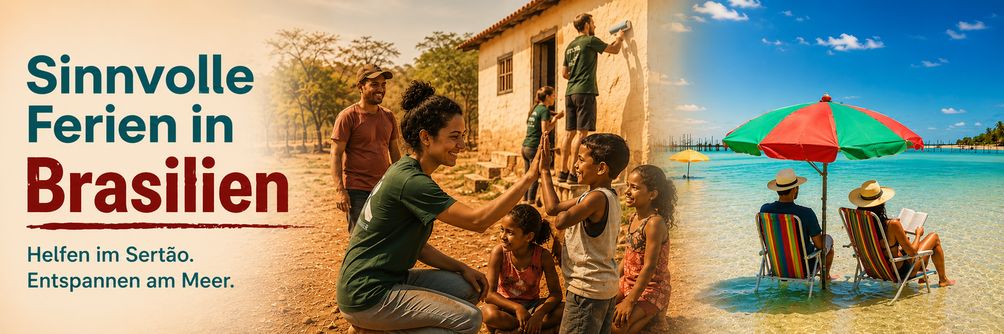 Freiwilligendienst in Brasilien - Volunteer Freizeit am Strand zum Entspannen