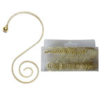 Aufhänger Spirale gold oder silber