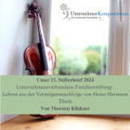 Mit unserem Stifterbrief sind Sie immer informiert zur Familienstiftung in Deutschland und Liechtenstein.