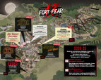 Fort Fear Horrorland 2022 Park Plan map guide das dutzend des teufels best of 13 freizeitpark themepark halloween event fort fun abenteuerland