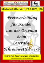 Samstag, 23.Sept. 2023 Mediathek Oberkirch