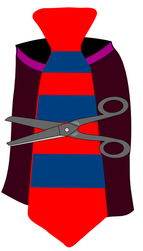 skirt tie scissors
